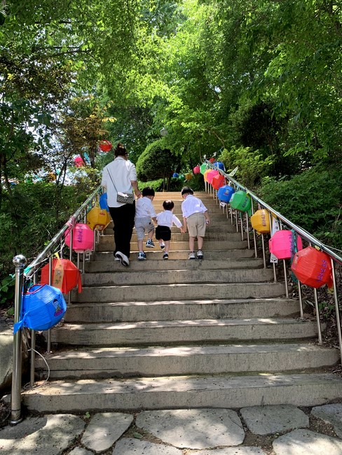 The Vesak Great Ceremony at Hoang Phap Temple in Jeonju City - South Korea